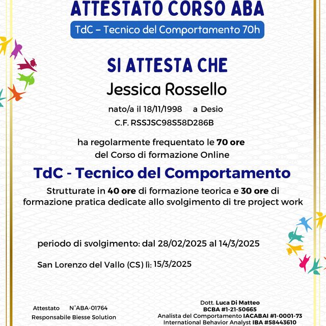 Ingrandire l'immagine: certificate 1