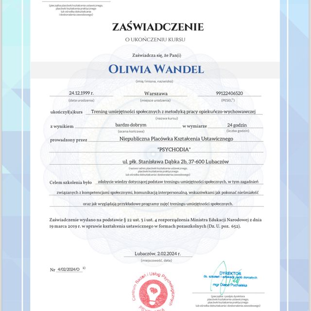 Powiększ obraz: certificate 5