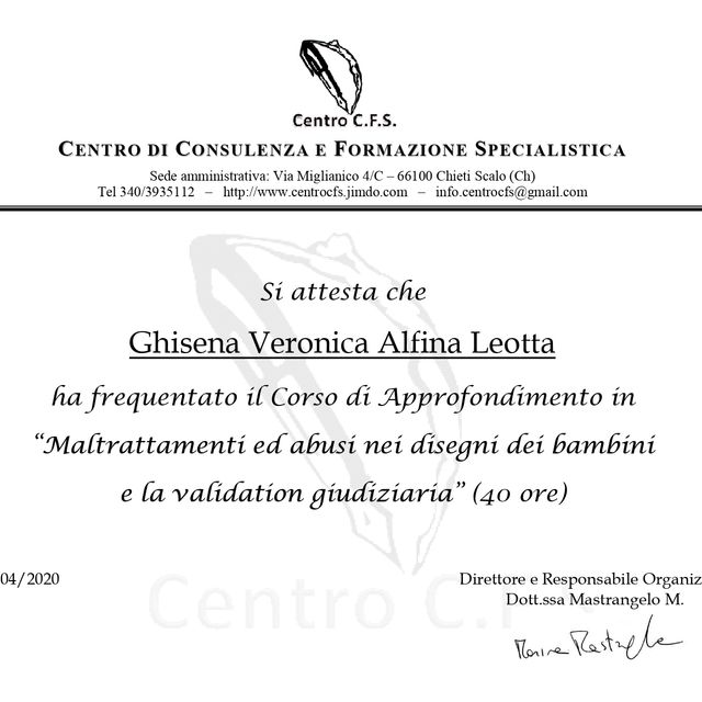 Ingrandire l'immagine: certificate 3