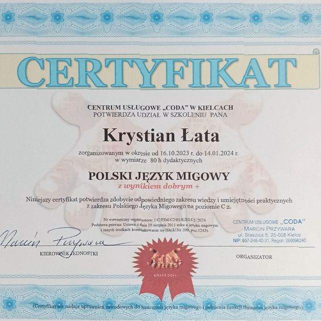 Powiększ obraz: certificate 1