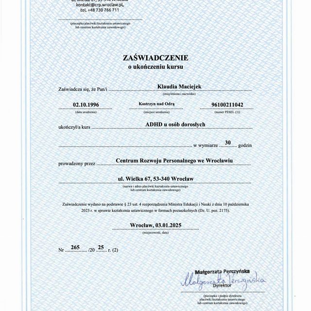 Powiększ obraz: certificate 1