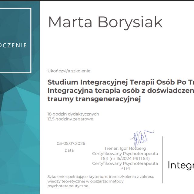 Powiększ obraz: certificate 10