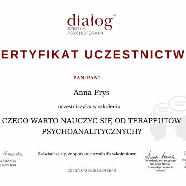 Powiększ obraz: certificate 38