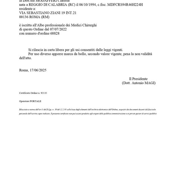 Ingrandire l'immagine: certificate 1