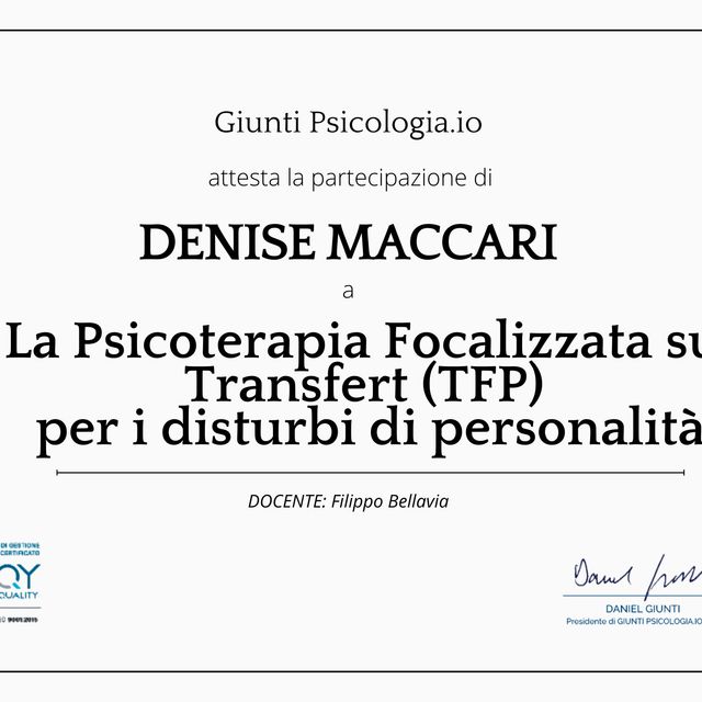 Ingrandire l'immagine: certificate 8