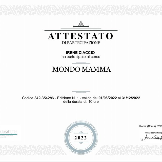 Ingrandire l'immagine: certificate 8
