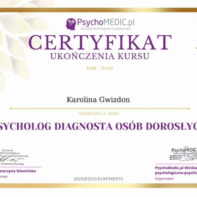 Powiększ obraz: certificate 1
