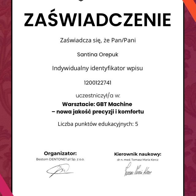 Powiększ obraz: certificate 10