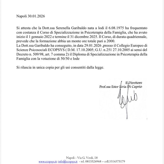 Ingrandire l'immagine: certificate 1