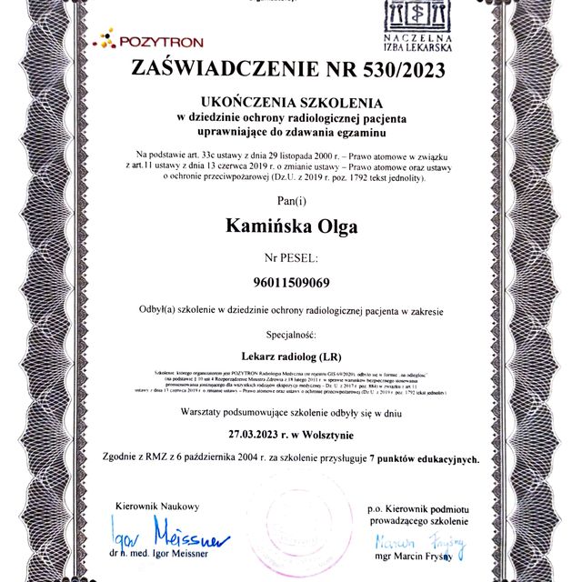 Powiększ obraz: certificate 8