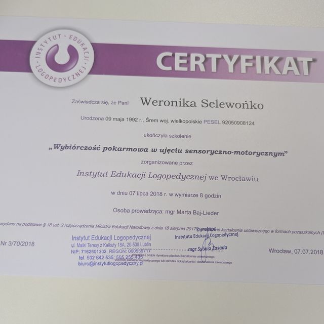 Powiększ obraz: certificate 17
