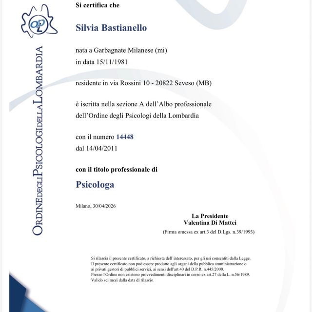 Ingrandire l'immagine: certificate 1