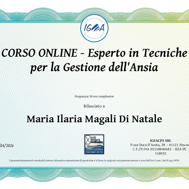 Ingrandire l'immagine: certificate 1
