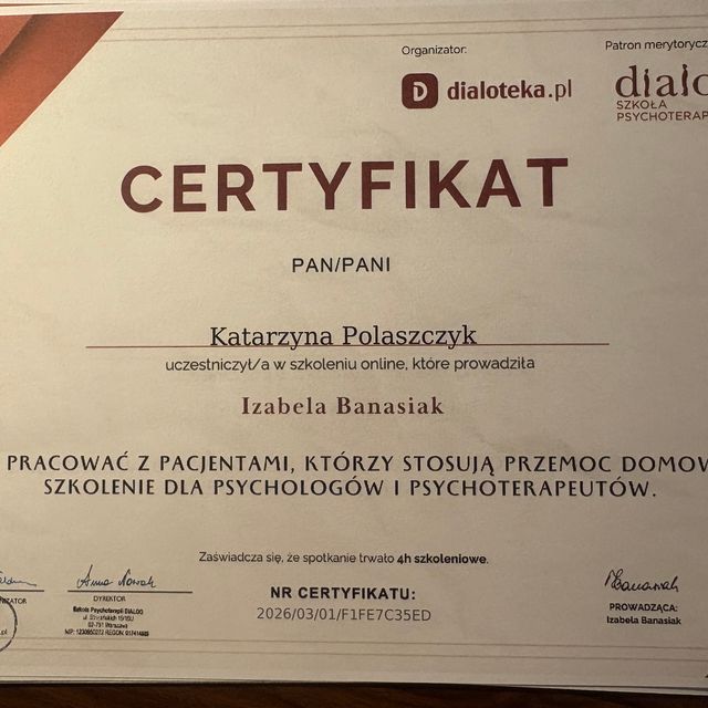 Powiększ obraz: certificate 10