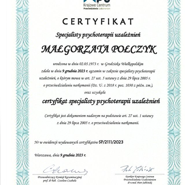Powiększ obraz: certificate 1