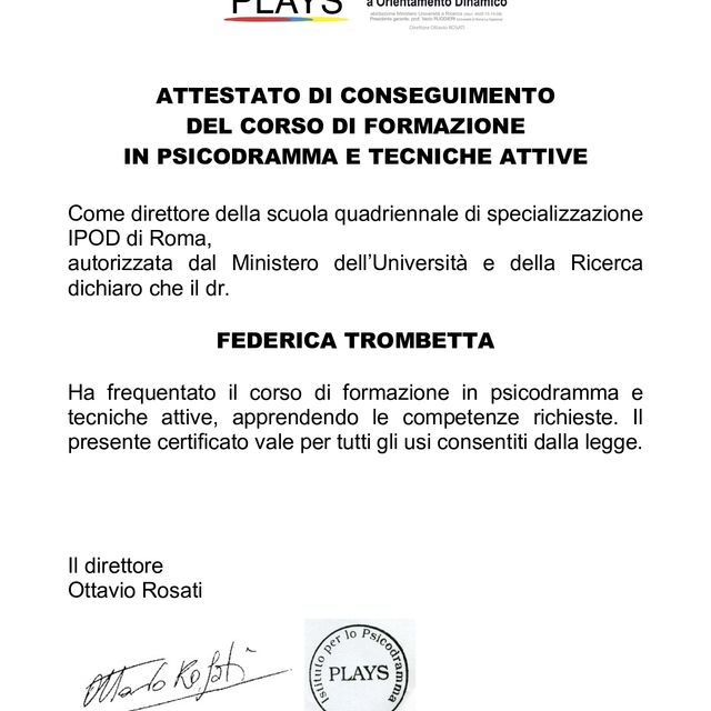 Ingrandire l'immagine: certificate 1