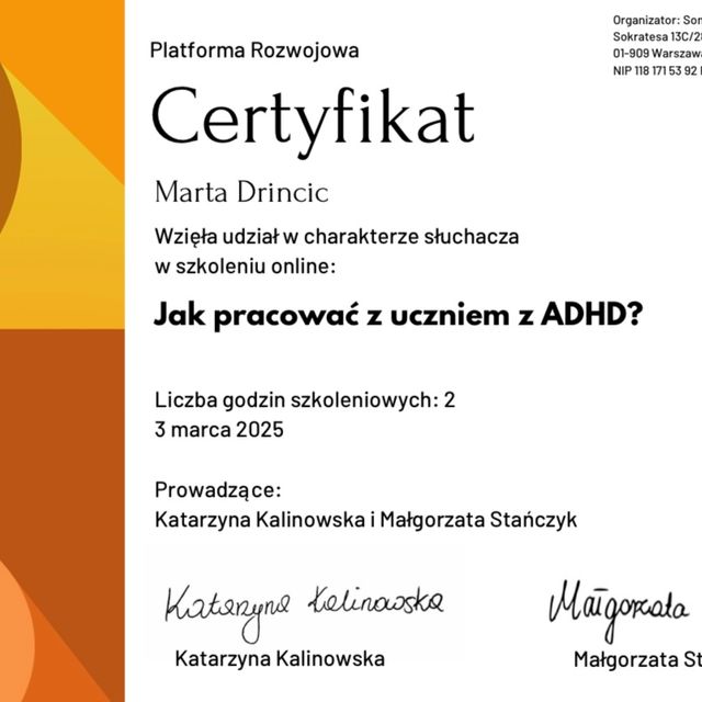 Powiększ obraz: certificate 9