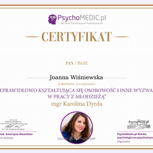 Powiększ obraz: certificate 17