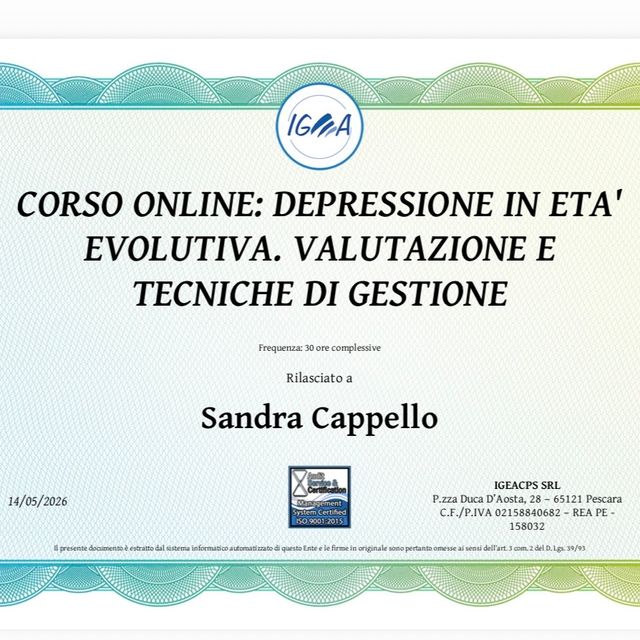 Ingrandire l'immagine: certificate 8