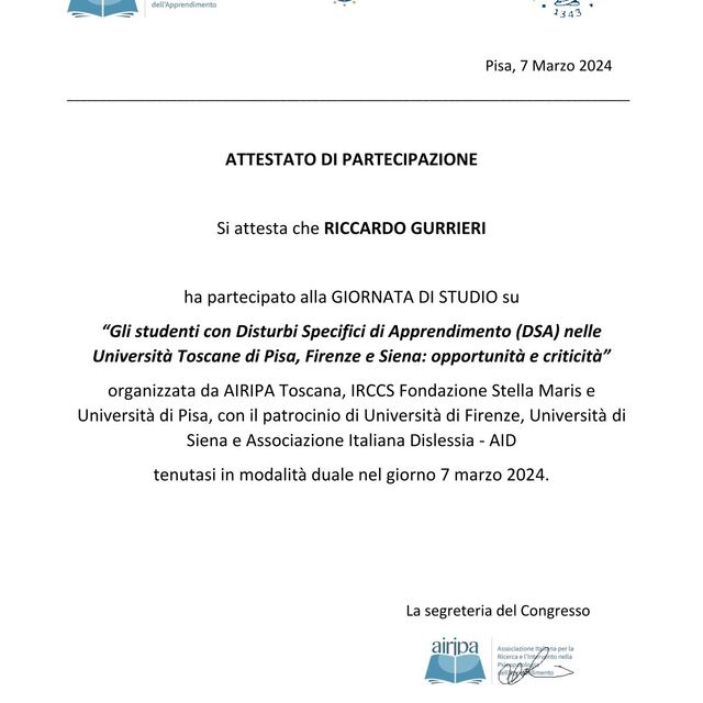 Ingrandire l'immagine: certificate 8