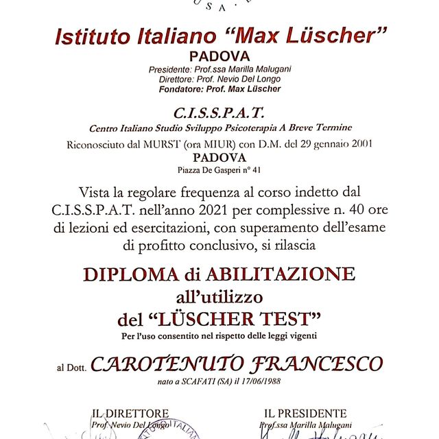 Ingrandire l'immagine: certificate 5