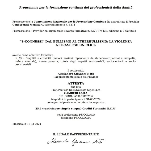 Ingrandire l'immagine: certificate 3