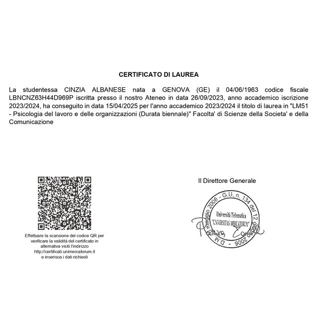 Ingrandire l'immagine: certificate 6