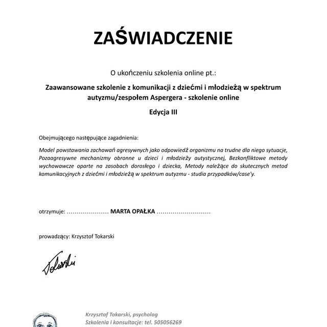 Powiększ obraz: certificate 15