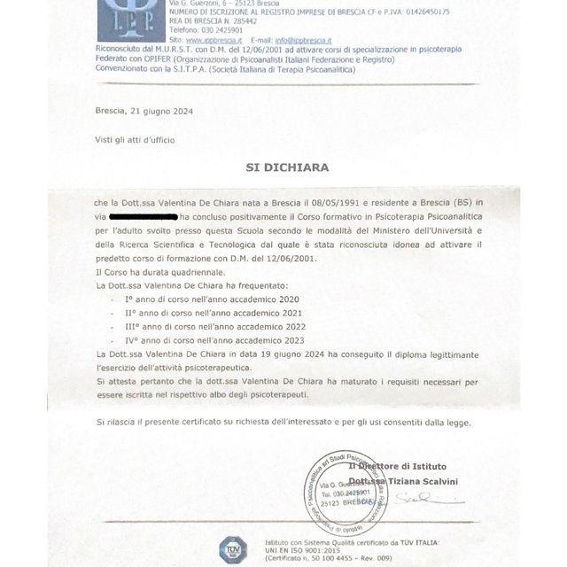 Ingrandire l'immagine: certificate 3