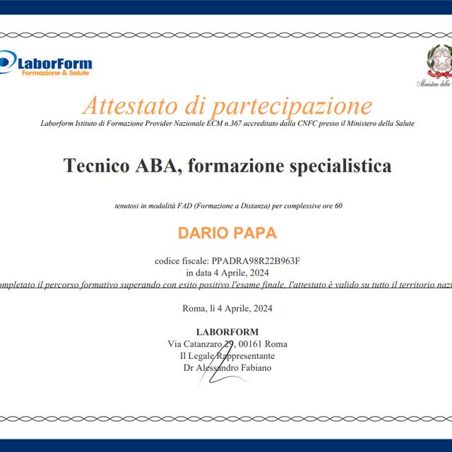 Ingrandire l'immagine: certificate 4