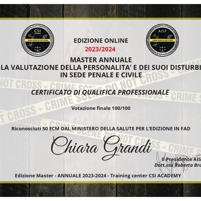 Ingrandire l'immagine: certificate 9