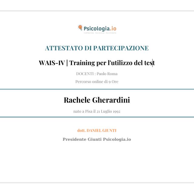 Ingrandire l'immagine: certificate 2