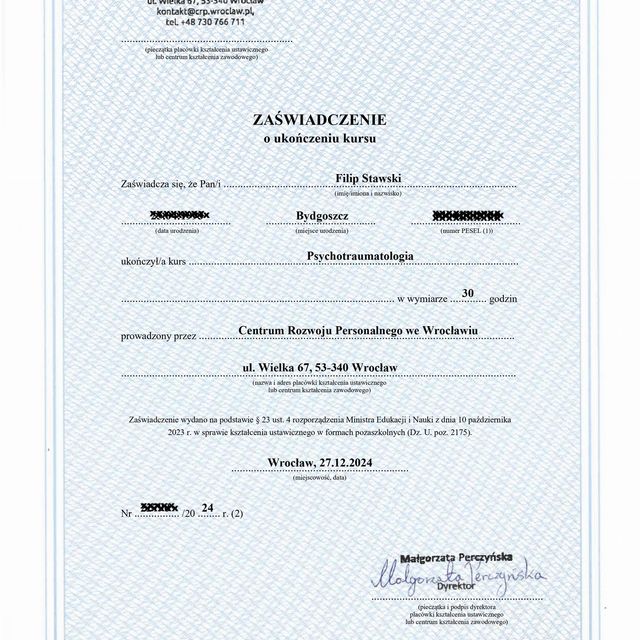 Powiększ obraz: certificate 6