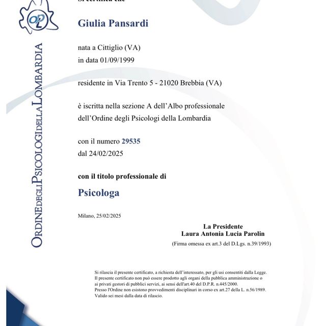 Ingrandire l'immagine: certificate 1