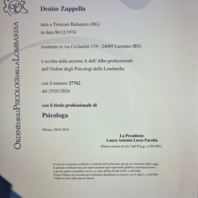 Ingrandire l'immagine: certificate 3