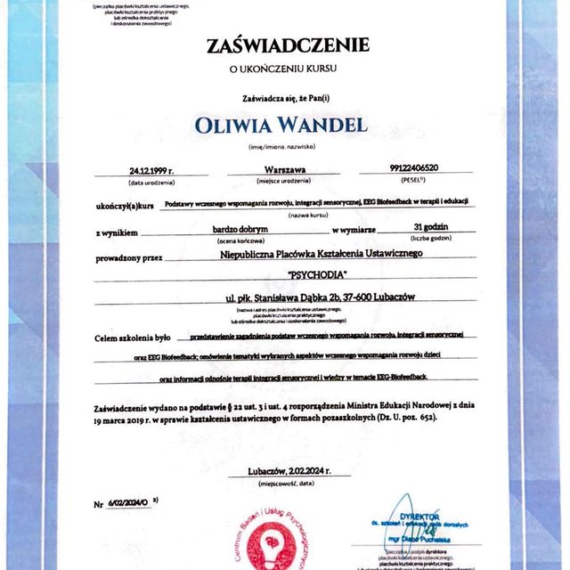 Powiększ obraz: certificate 17