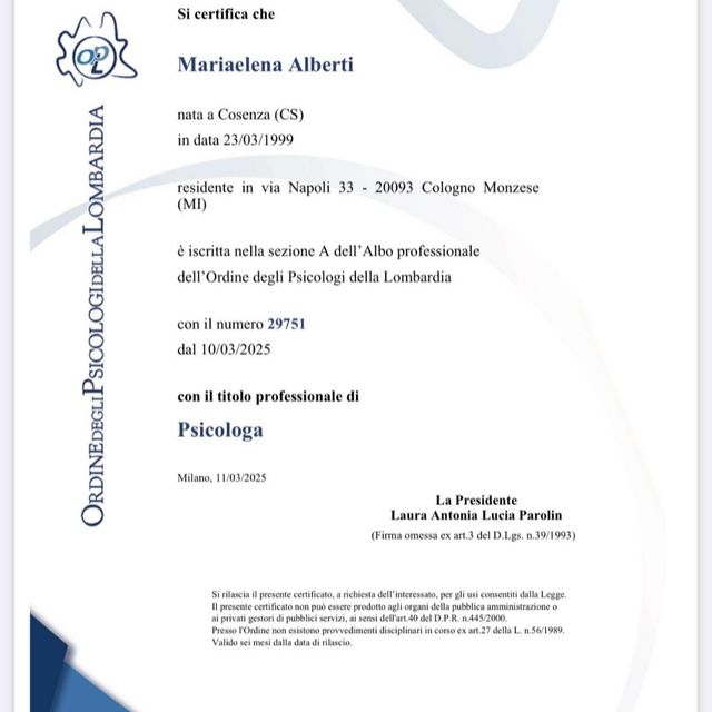 Ingrandire l'immagine: certificate 1