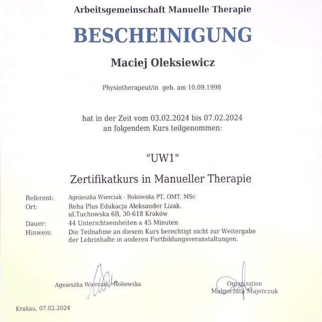 Powiększ obraz: certificate 15