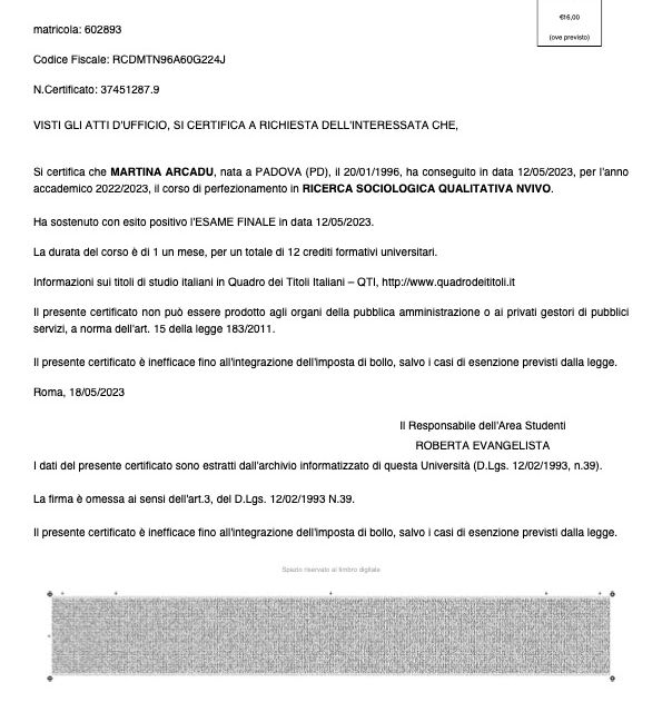 Ingrandire l'immagine: certificate 10