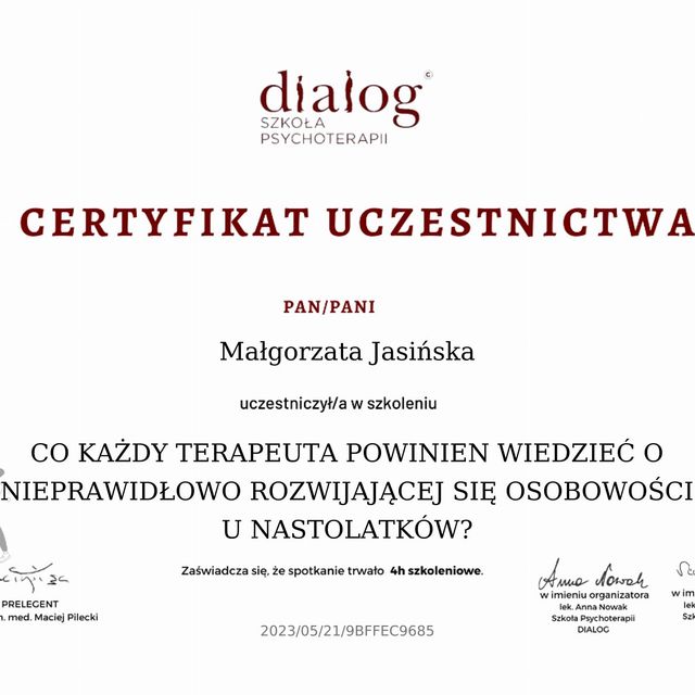 Powiększ obraz: certificate 64
