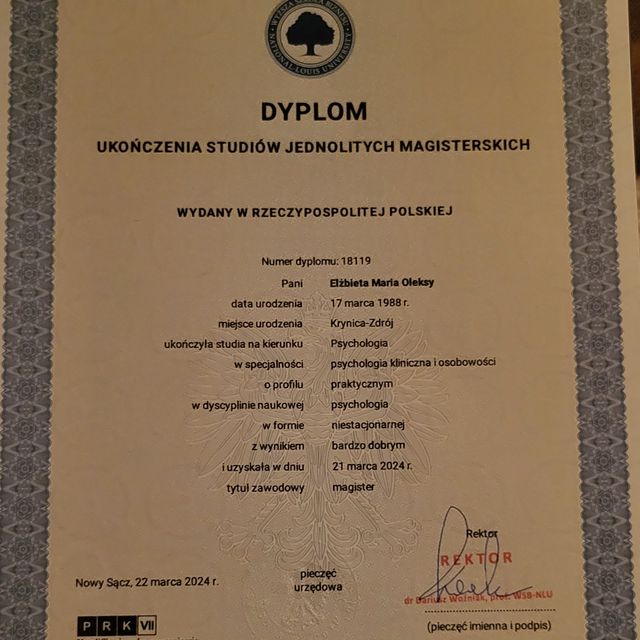 Powiększ obraz: certificate 20