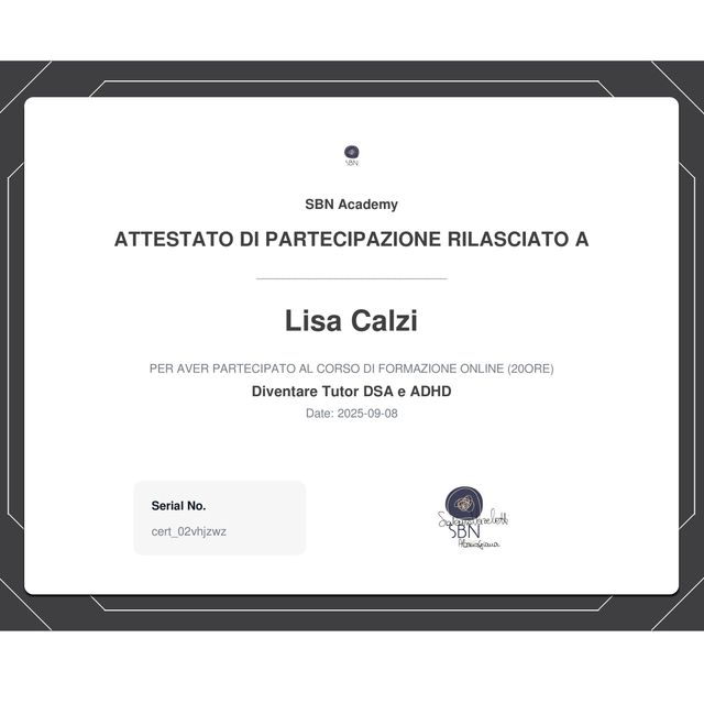 Ingrandire l'immagine: certificate 1