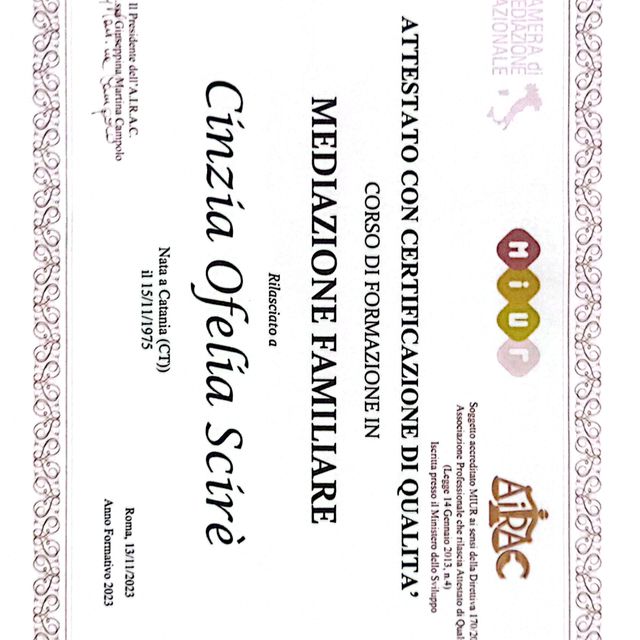 Ingrandire l'immagine: certificate 1