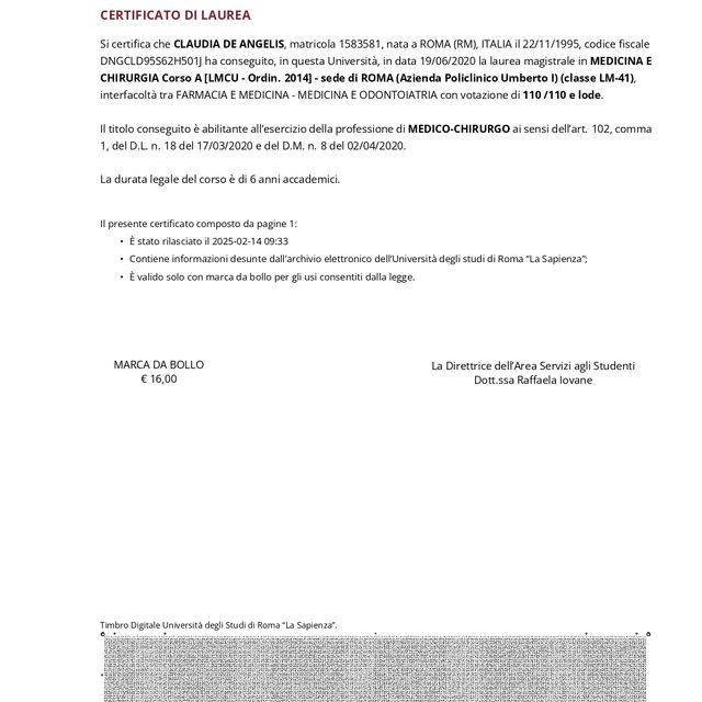 Ingrandire l'immagine: certificate 1