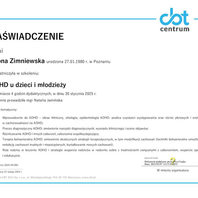 Powiększ obraz: certificate 16