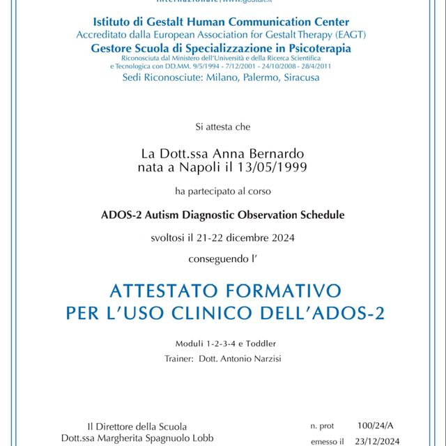 Ingrandire l'immagine: certificate 1