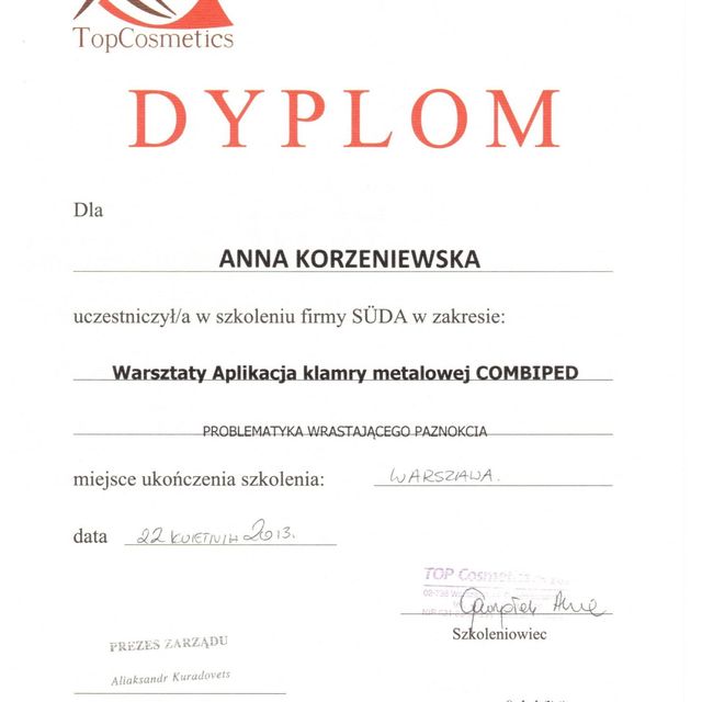 Powiększ obraz: certificate 13