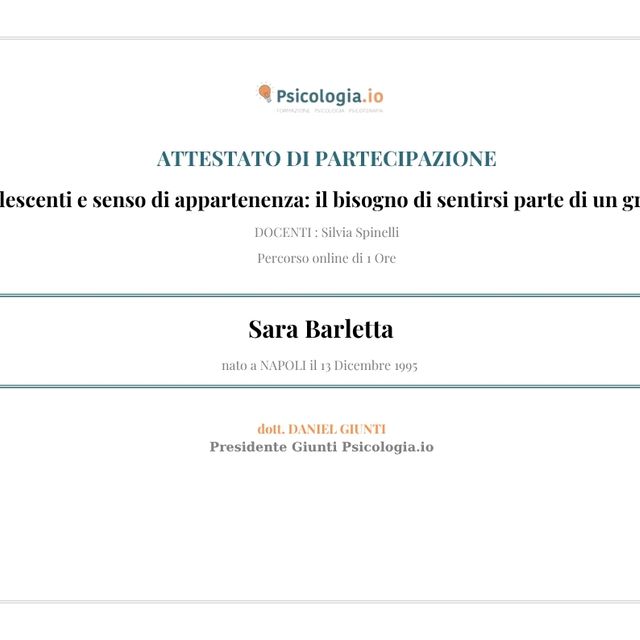 Ingrandire l'immagine: certificate 1