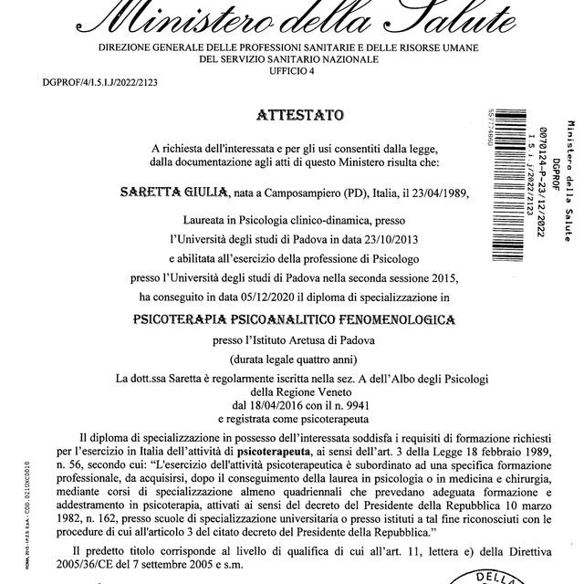 Ingrandire l'immagine: certificate 1