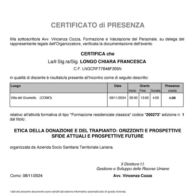 Ingrandire l'immagine: certificate 10